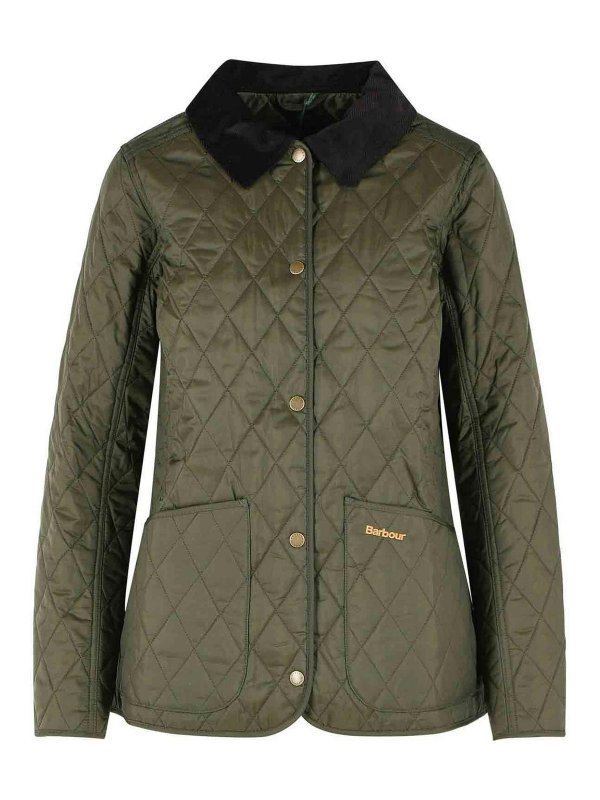 BARBOUR: casual jackets - Annandale Green Polyamide Jacket