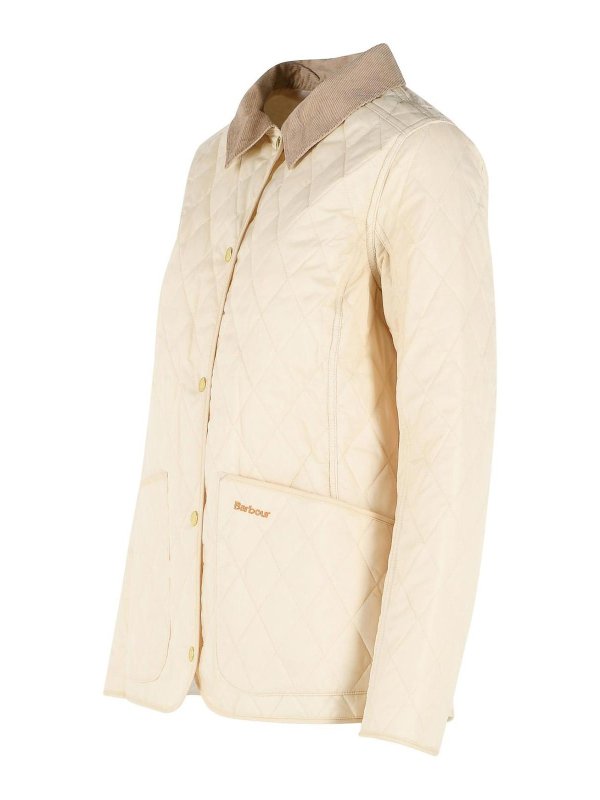 The Best Shops BARBOUR: casual jackets - Annandale Cream Polyamide Jacket