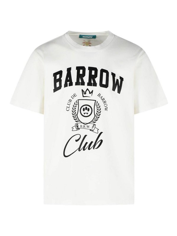 BARROW: t-shirt - Maglietta in cotone bianco