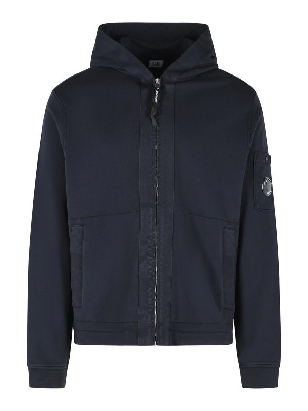 C.P. COMPANY: Sweatshirts & Pulls - Sweat-Shirts - Bleu