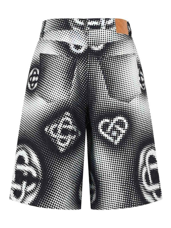 CASABLANCA: トラウザーショーツ online - ショートパンツ - ダークブルー