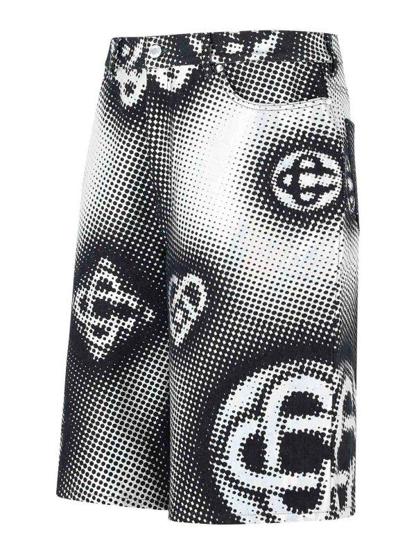 The Best Shops CASABLANCA: トラウザーショーツ - ショートパンツ - ダークブルー