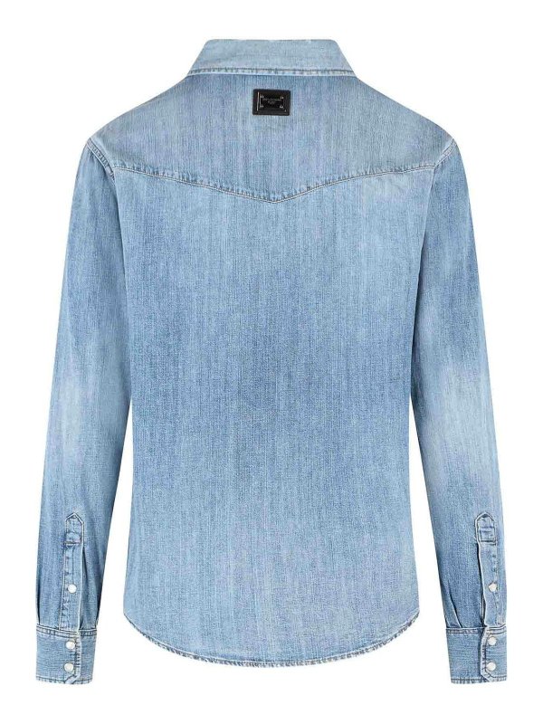 DOLCE & GABBANA: Hemden online - Hemd - Blau