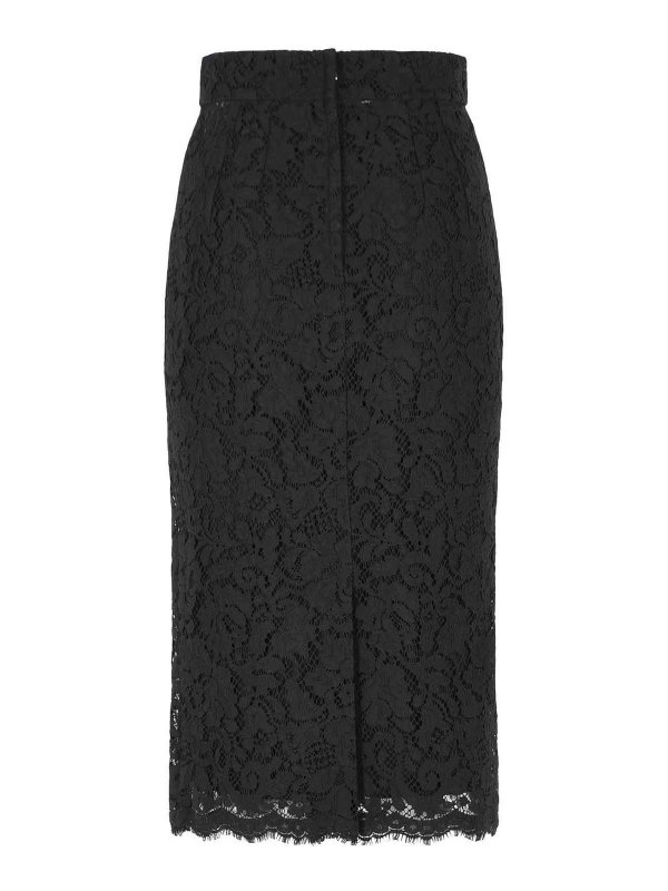 DOLCE & GABBANA: Jupes midi et au genou online - Jupe Midi - Noir