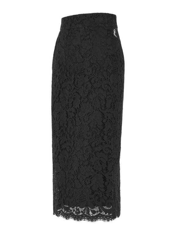 The Best Shops DOLCE & GABBANA: Jupes midi et au genou - Jupe Midi - Noir