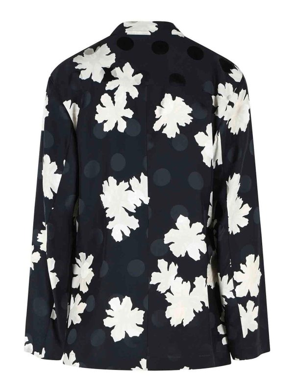 DRIES VAN NOTEN: blazers online - Caplans Black Viscose Blazer