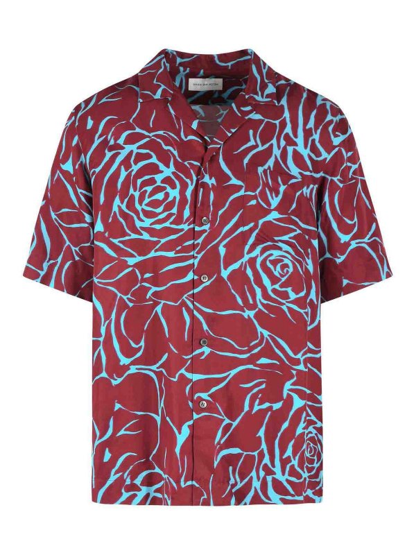 DRIES VAN NOTEN: シャツ - シャツ - ダークレッド