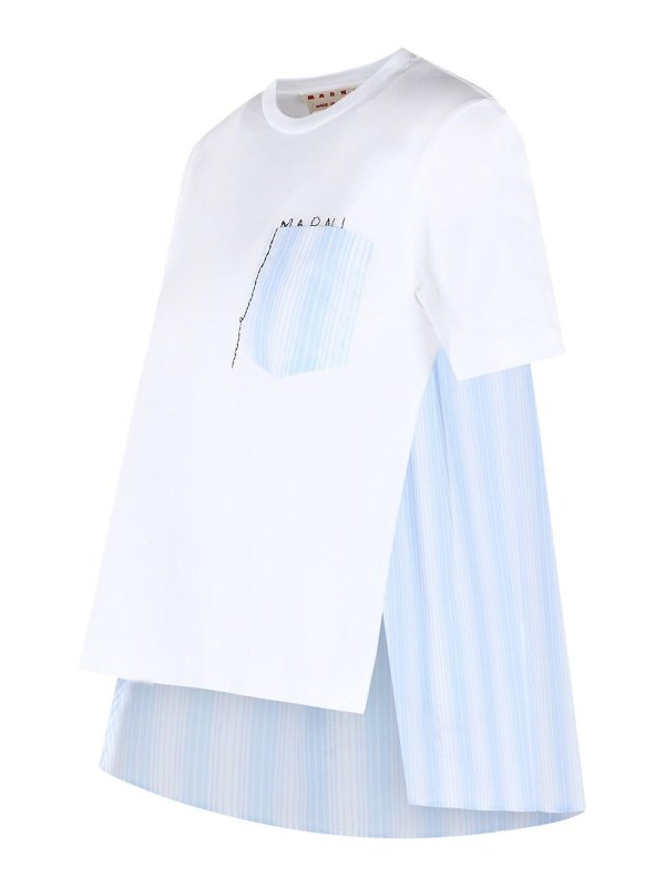 The Best Shops Marni: Camisetas - Camiseta - Blanco