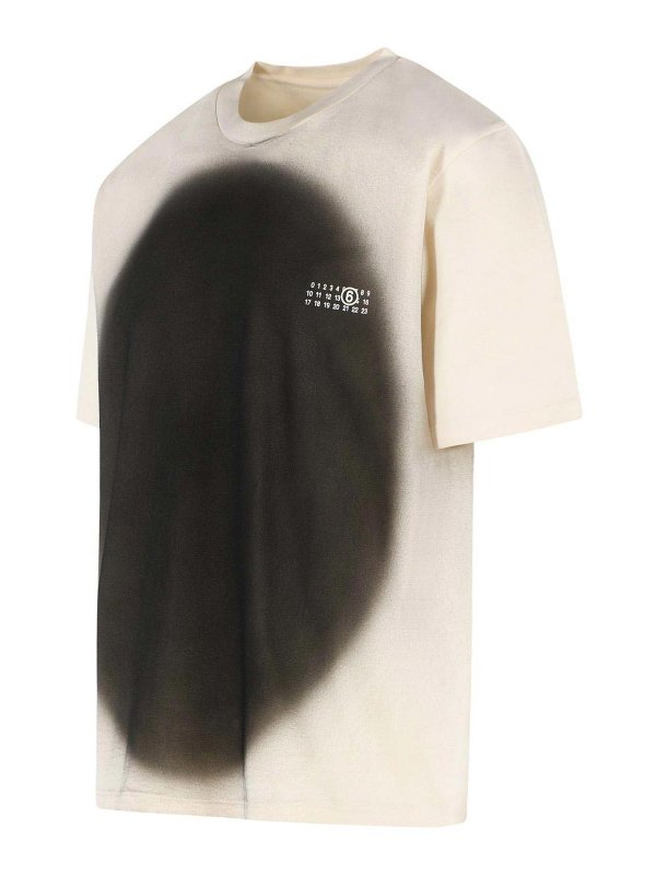 The Best Shops MM6 MAISON MARGIELA: T-shirts - T-Shirt - Crème