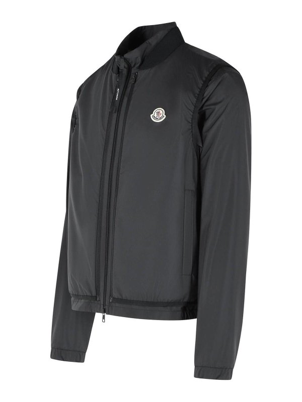 The Best Shops MONCLER: casual jackets - 3 In 1  Black Polyester Jacket