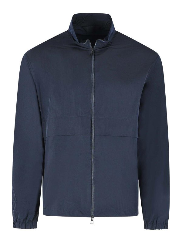 MONCLER: casual jackets - Rastaban Midnight Polyamide Foldable Jacket