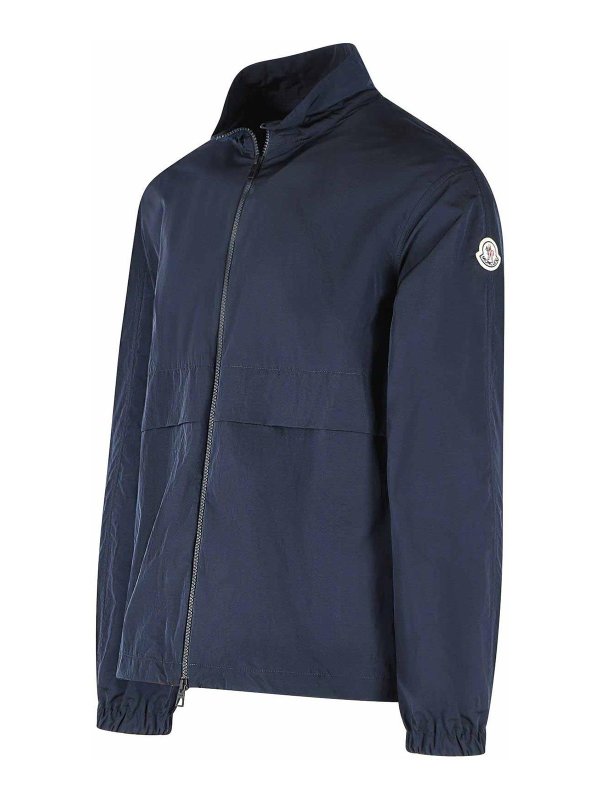 The Best Shops MONCLER: casual jackets - Rastaban Midnight Polyamide Foldable Jacket