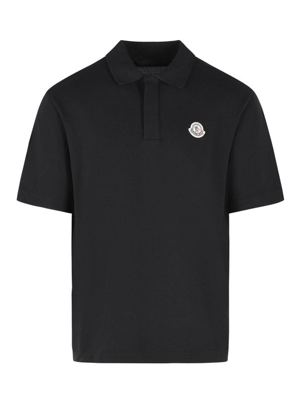 MONCLER: Poloshirts - Poloshirt - Schwarz
