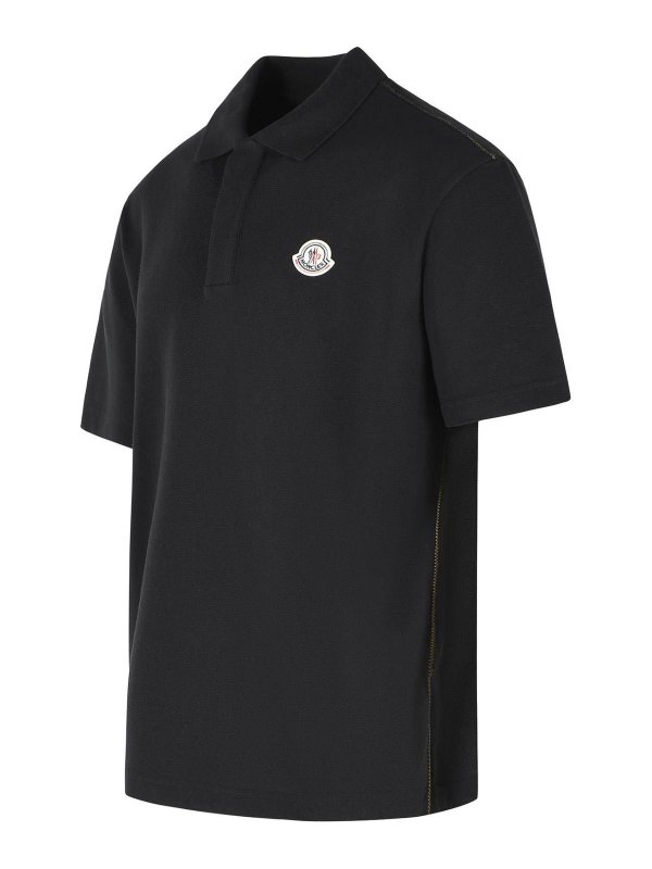 The Best Shops MONCLER: Poloshirts - Poloshirt - Schwarz