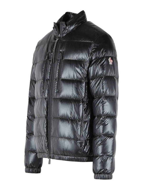 The Best Shops MONCLER: padded jackets - Foldable Short  Black Polyamide Down Jacket