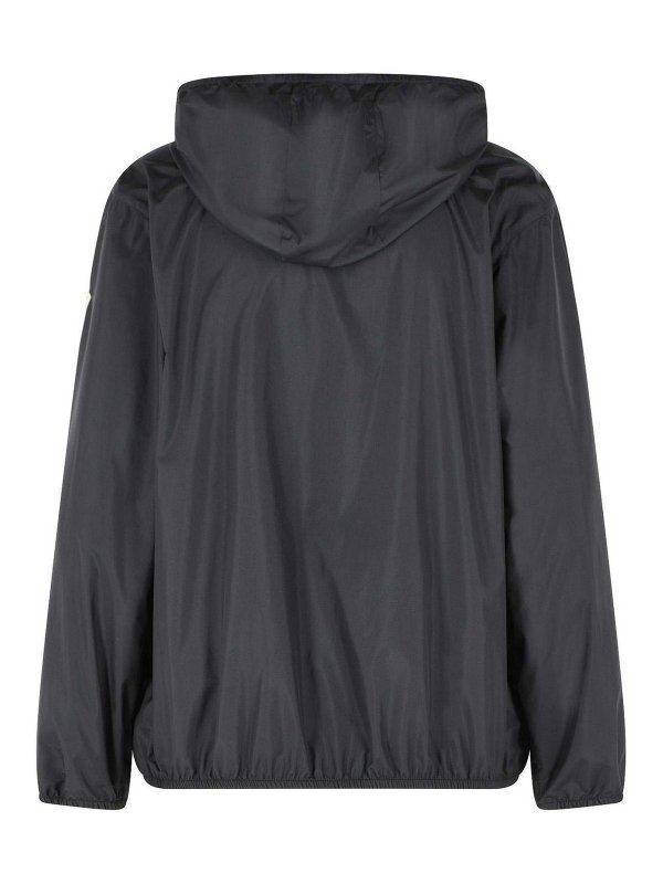 MONCLER: casual jackets online - Fegeos Black Polyester Hooded Jacket