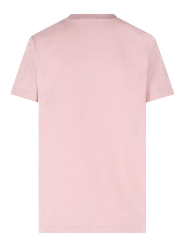 MONCLER: Camisetas online - Camiseta - Color Carne Y Neutral