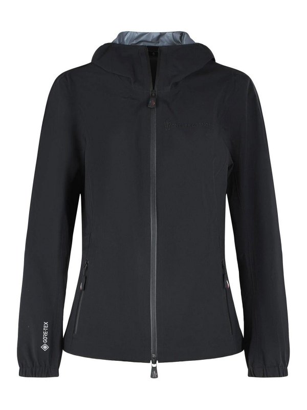 MONCLER: カジュアルジャケット - カジュアルジャケット - 黒