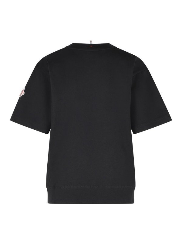 MONCLER: Camisetas online - Camiseta - Negro