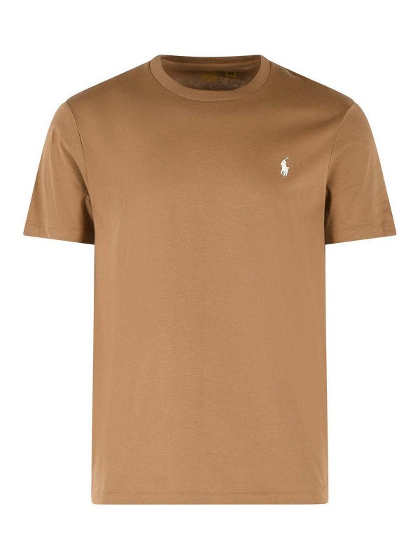 POLO RALPH LAUREN: T-shirts - T-Shirt - Marron