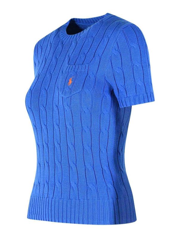 The Best Shops POLO RALPH LAUREN: Suéteres con cuello pico - Suéter Cuello Redondo - Azul