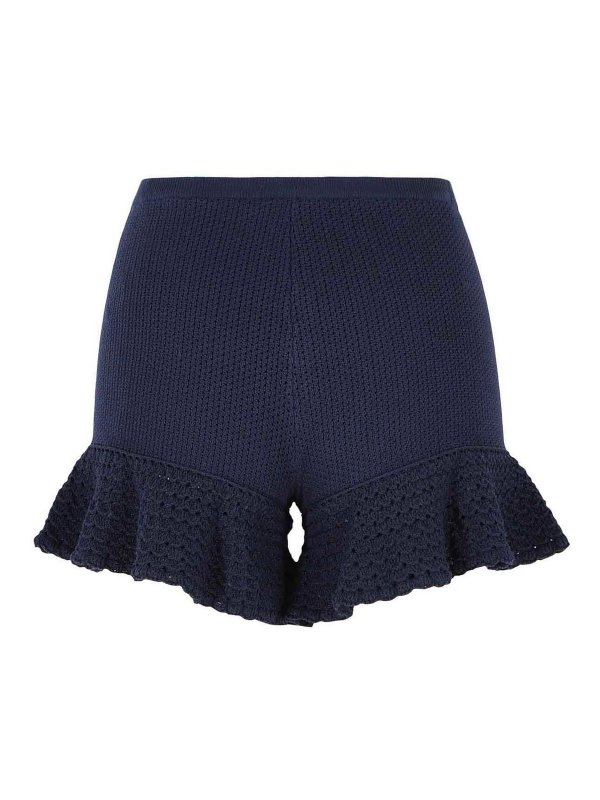 Self Portrait: トラウザーショーツ online - ショートパンツ - ダークブルー