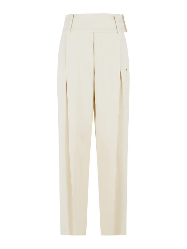 SPORTMAX: casual trousers - Oblo Wide Trousers