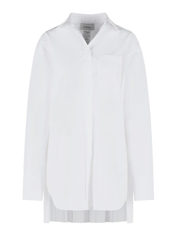 SPORTMAX: Hemden - Hemd - Weiß