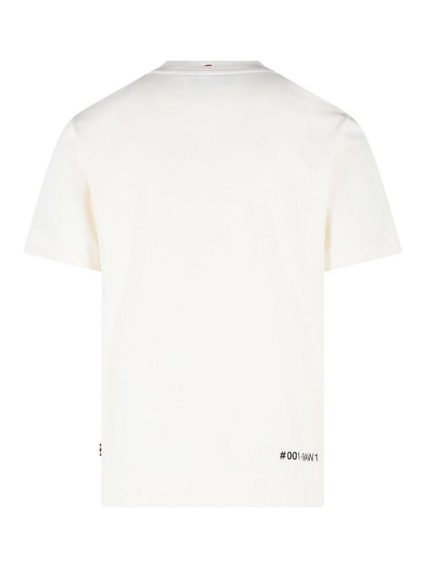 MONCLER: Camisetas online - Camiseta - Blanco