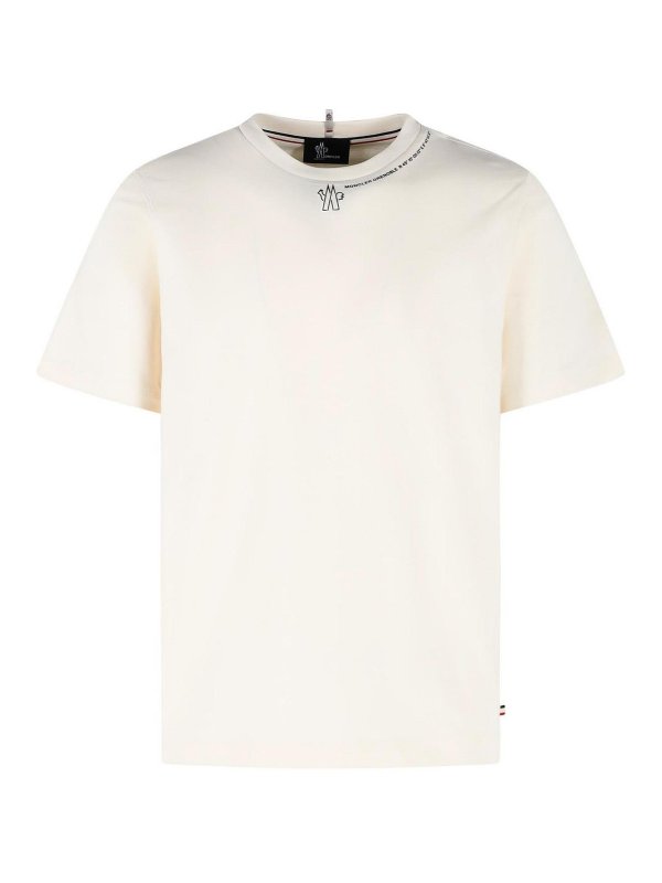 MONCLER: Tシャツ - Tシャツ - 白