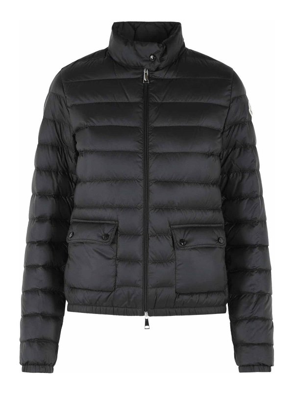 MONCLER: giacche imbottite - Piumino Lans in poliammide nero