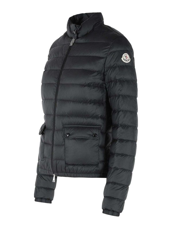 The Best Shops MONCLER: giacche imbottite - Piumino Lans in poliammide nero