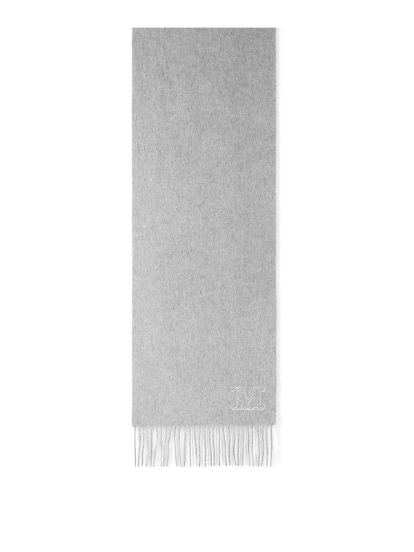 Max Mara: Bufandas y pañuelos - Bufanda - Gris
