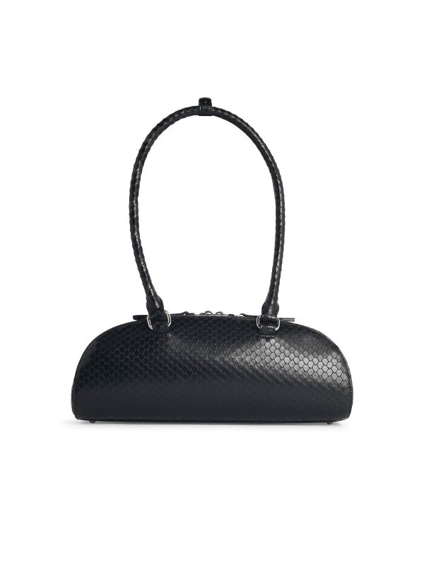 The Best Shops DIESEL: bauletti - Borsa in pelle nera 1Dr Dome-Bowling
