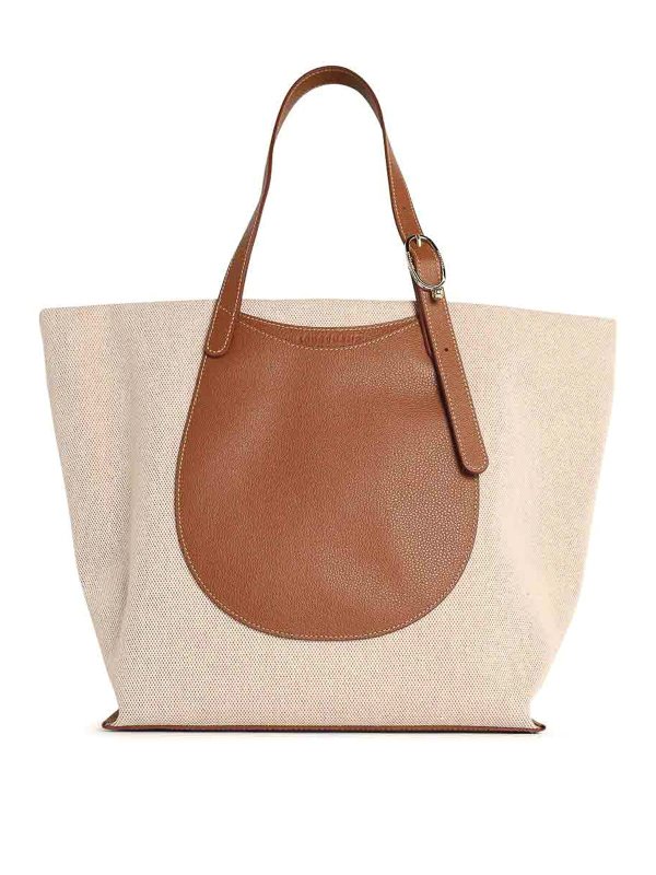 LONGCHAMP: トートバッグ - トートバッグ - ブラウン