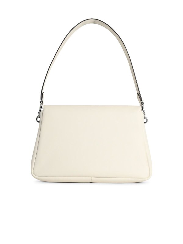 The Best Shops TORY BURCH: shoulder bags - Medium  White Leather Shoulder Bag
