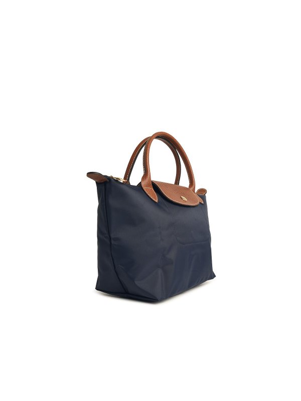 LONGCHAMP: shoulder bags online - Bag With  Handle In Marine Recycled Tela
