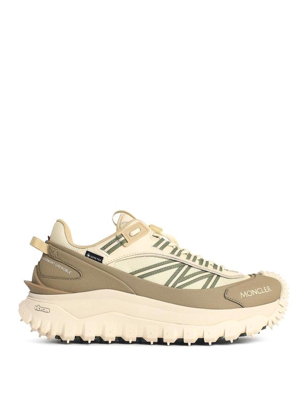 MONCLER: trainers - Trailgrip Gtx Beige Polyamide Sneakers