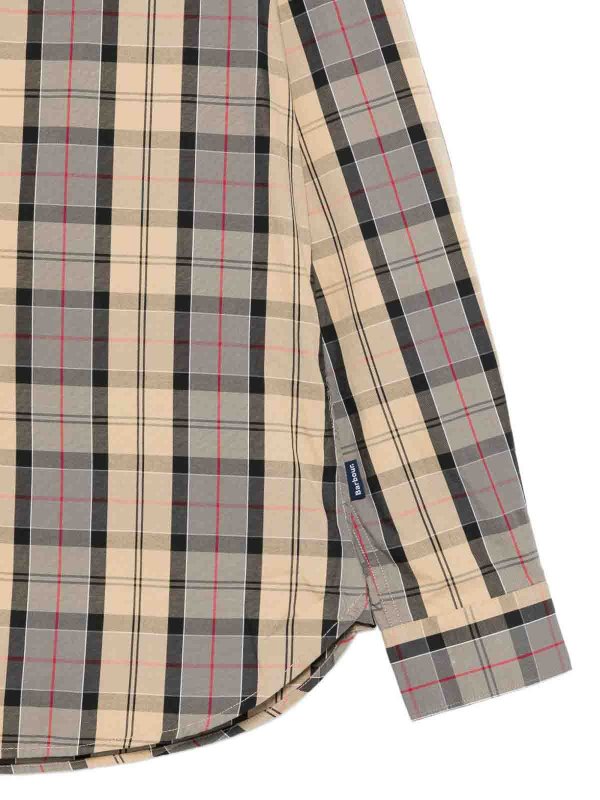 The Best Shops BARBOUR: camicie - Camicia a quadri beige e grigia