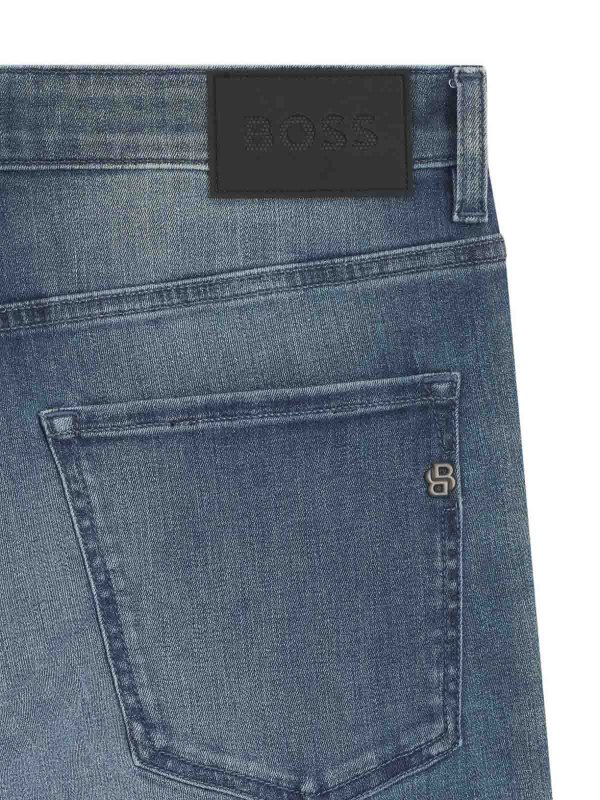 Hugo Boss: Jeans à jambe droite online - Jean Droit - Bleu