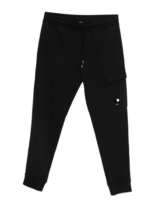 C.P. COMPANY: Pantalones casual - Pantalón Casual - Negro