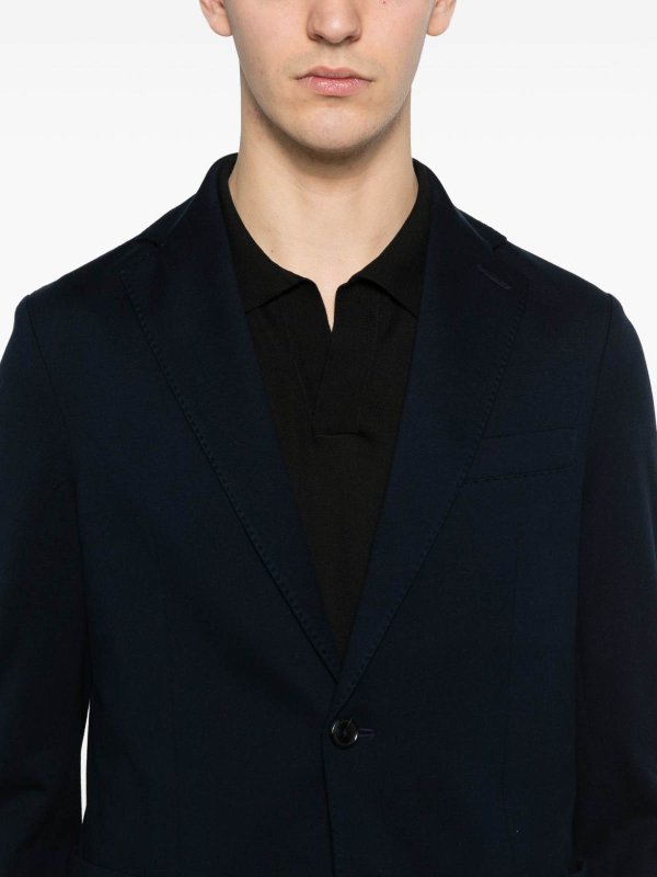 CIRCOLO 1901 buy online Single-Breasted Navy Blue Cotton Jacket