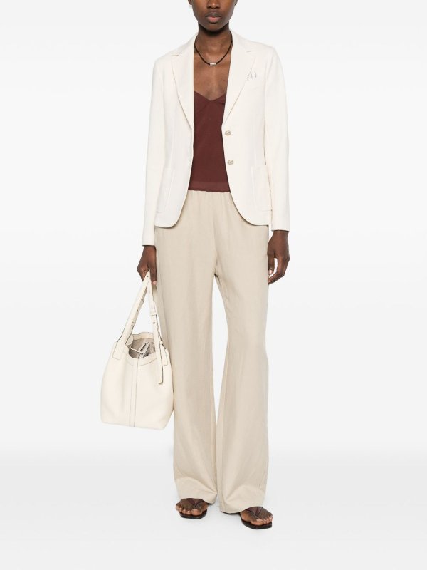 The Best Shops CIRCOLO 1901: giacche blazer - Blazer Bianco Con Tasche