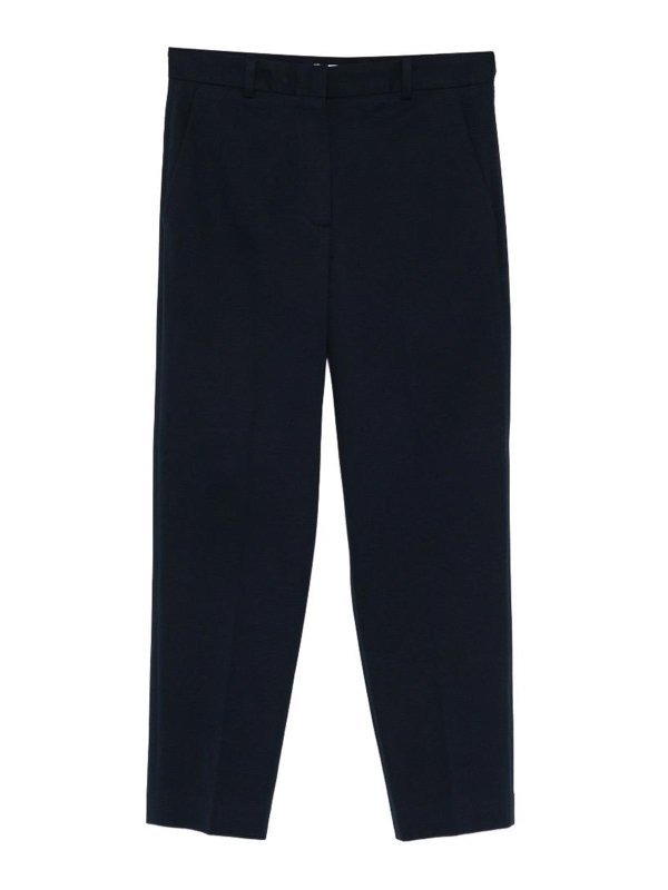 CIRCOLO 1901: pantaloni casual - Eleganti pantaloni a sigaretta blu scuro