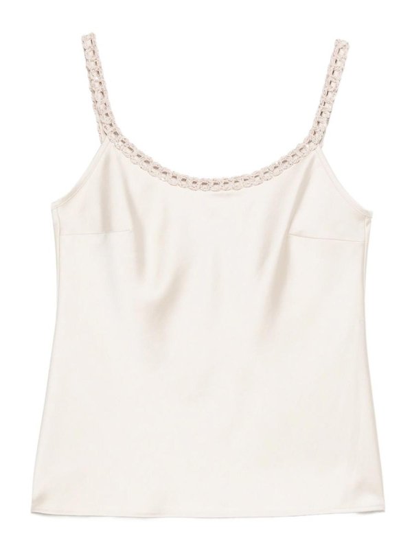 D.EXTERIOR: Tops y camisetas sin mangas - Top - Blanco