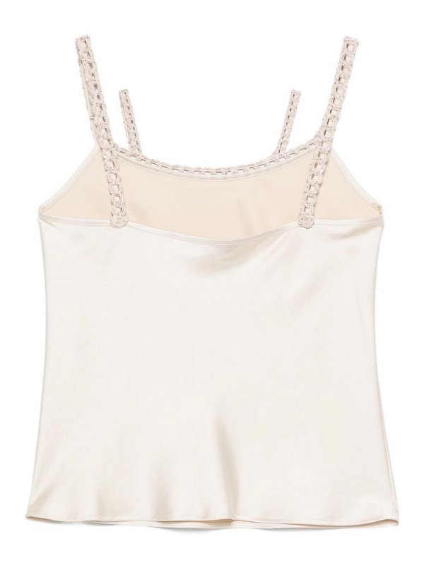 The Best Shops D.EXTERIOR: Tops y camisetas sin mangas - Top - Blanco