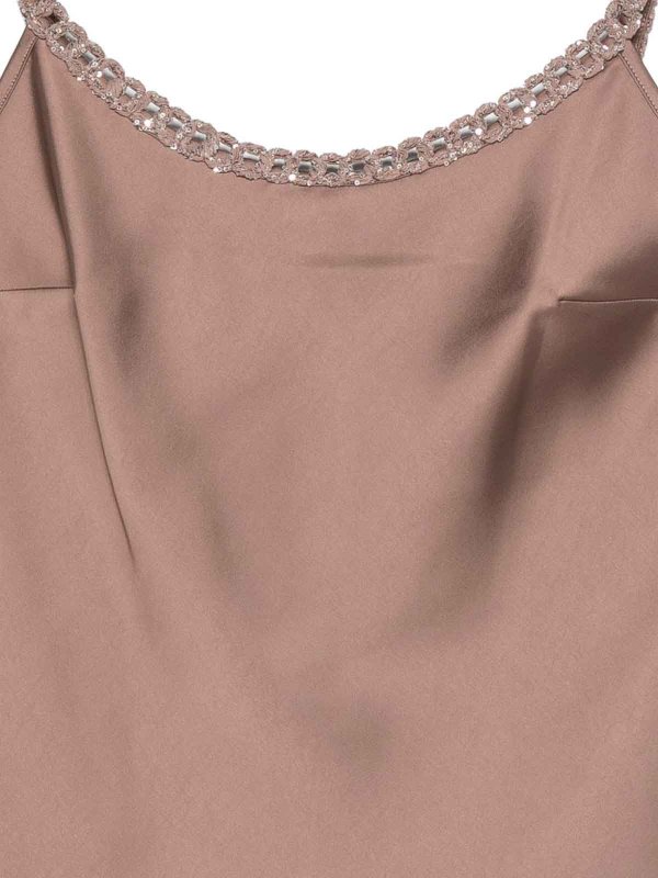 The Best Shops D.EXTERIOR: Tops y camisetas sin mangas - Top - Marrón