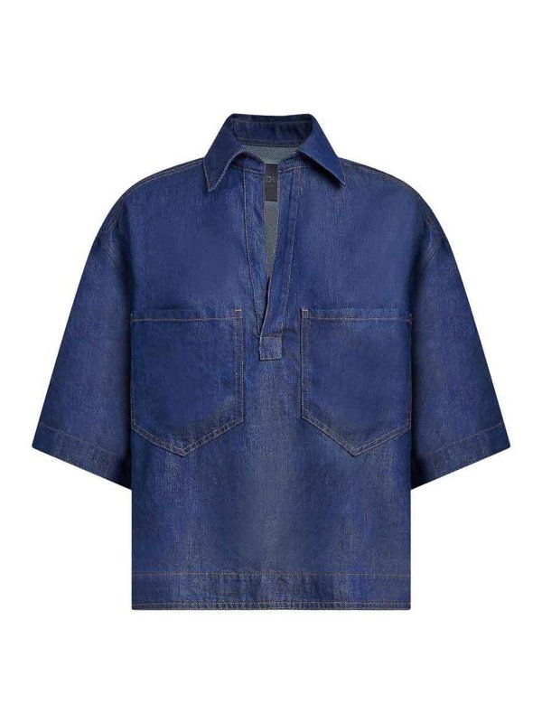 DONDUP: Camisas - Camisa - Azul