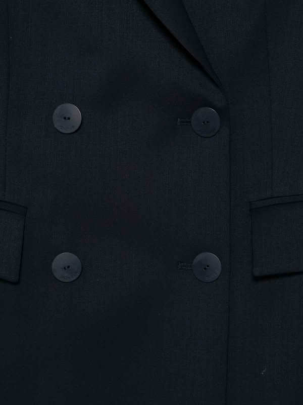 The Best Shops DONDUP: blazers - Double-Breasted Jacket In Blue With Pockets