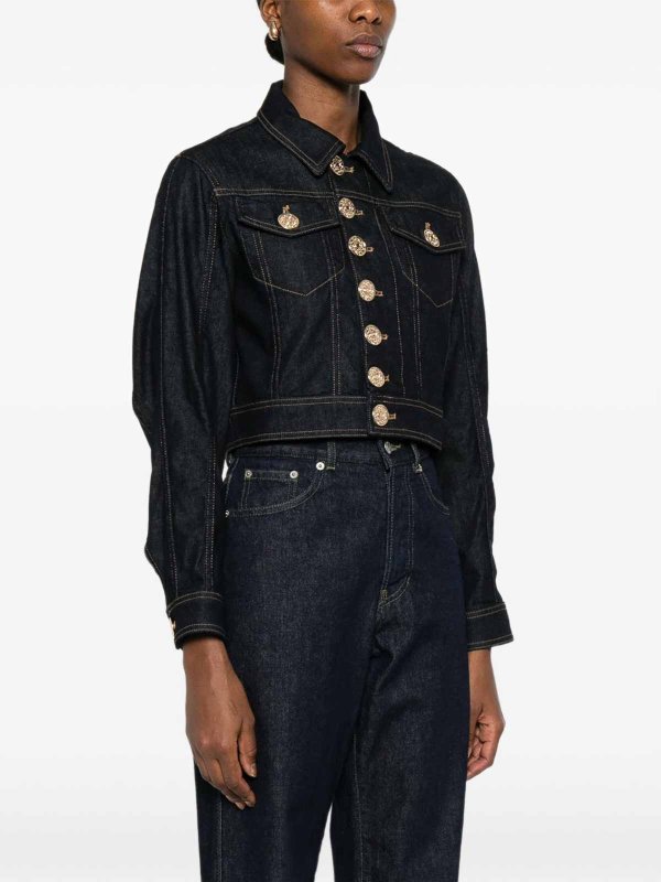 DONDUP buy online Denim Jacket With Buttons And Pockets